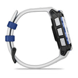 Instinct 3 - 45 mm Solar Whitestone and bolt blue silicone band