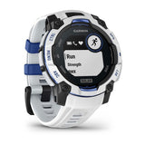 Instinct 3 - 45 mm Solar Whitestone and bolt blue silicone band