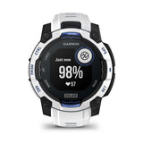 Instinct 3 - 45 mm Solar Whitestone and bolt blue silicone band