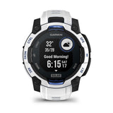 Instinct 3 - 45 mm Solar Whitestone and bolt blue silicone band