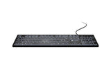 Natec Herring Glow Wired Keyboard - US Layout, Black