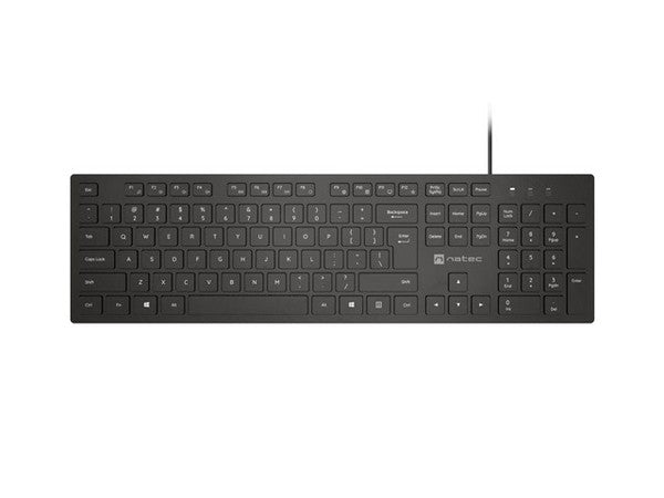 Natec Herring Wired Keyboard - US Layout, Black
