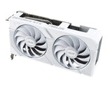 Graphics Card-ASUS-NVIDIA-GeForce RTX 5060 Ti-16 GB-GDDR7-128 bit-PCI Express 5.0-Active-DUAL-RTX5060TI-O16G-WHITE