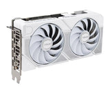 Graphics Card-ASUS-NVIDIA-GeForce RTX 5060 Ti-16 GB-GDDR7-128 bit-PCI Express 5.0-Active-DUAL-RTX5060TI-O16G-WHITE