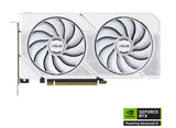 Graphics Card-ASUS-NVIDIA-GeForce RTX 5060 Ti-16 GB-GDDR7-128 bit-PCI Express 5.0-Active-DUAL-RTX5060TI-O16G-WHITE