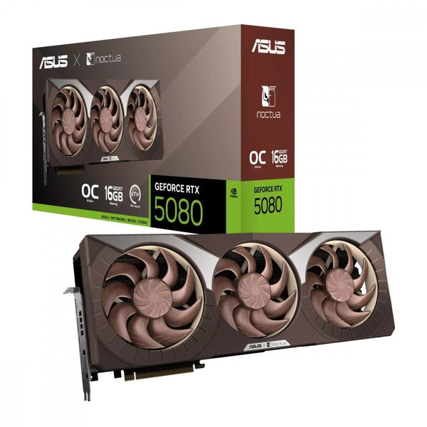 ASUS NVIDIA GeForce RTX 5080 16GB GDDR7 Graphics Card - RTX5080-O16G-NOCTUA