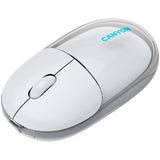 CANYON OnClick 24 BT/Wireless Mouse - Transparent/White