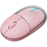 CANYON OnClick 24 BT/Wireless Mouse - Transparent/Pink