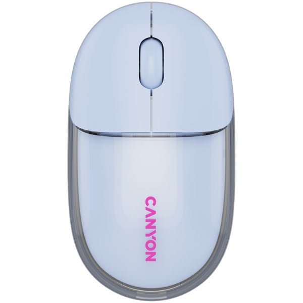 CANYON OnClick 24 BT/Wireless Mouse - Transparent/Blue