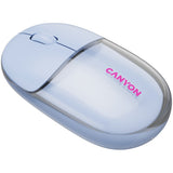 CANYON OnClick 24 BT/Wireless Mouse - Transparent/Blue