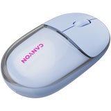 CANYON OnClick 24 BT/Wireless Mouse - Transparent/Blue