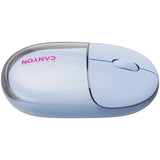 CANYON OnClick 24 BT/Wireless Mouse - Transparent/Blue