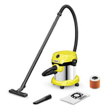 Vacuum Cleaner-KARCHER-Input power 1000 W-Dust capacity 4 L-Drum vacuum-Cleaning type Dry&wet-Dust container Bagless-Colour Black/Grey/White-1.081-155.0