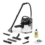 Vacuum Cleaner-KARCHER-Input power 1000 W-Dust capacity 4 L-Drum vacuum-Cleaning type Dry&wet-Dust container Bagless-Colour Black/Grey/White-1.081-155.0