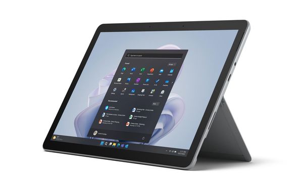 Microsoft Surface Go 4 128GB 10.5" Intel® N 8GB Wi-Fi 6 Windows 11 Pro Platinum