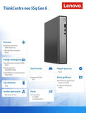 Computer ThinkCentre Neo 55q Tiny G6 13GN000RPB W11Pro 5 220/16GB/1TB/AMD Radeon