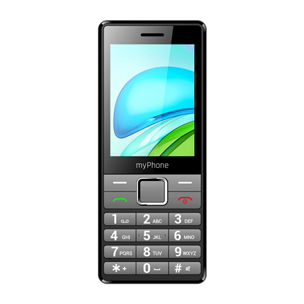 myPhone 7340 LTE - Silver - 2.8" IPS Display - Dual SIM - 2MP Camera - 1400 mAh