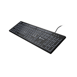 Natec Herring Glow Wired Keyboard - US Layout, Black