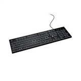 Natec Herring Glow Wired Keyboard - US Layout, Black