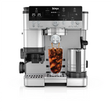 NINJA - Espresso Coffee Maker - ES601EU Luxe Café Premier - Pump pressure 11 bar - Built-in milk frother - Ground - 1650 W - Black/Stainless Steel