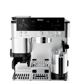 NINJA - Espresso Coffee Maker - ES601EU Luxe Café Premier - Pump pressure 11 bar - Built-in milk frother - Ground - 1650 W - Black/Stainless Steel