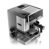 NINJA - Espresso Coffee Maker - ES601EU Luxe Café Premier - Pump pressure 11 bar - Built-in milk frother - Ground - 1650 W - Black/Stainless Steel