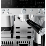NINJA - Espresso Coffee Maker - ES601EU Luxe Café Premier - Pump pressure 11 bar - Built-in milk frother - Ground - 1650 W - Black/Stainless Steel