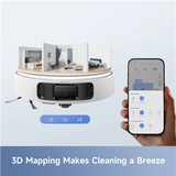 MOVA E40 Ultra - Wet&Dry - 5200 mAh - robot vacuum cleaner - 19000 Pa - White