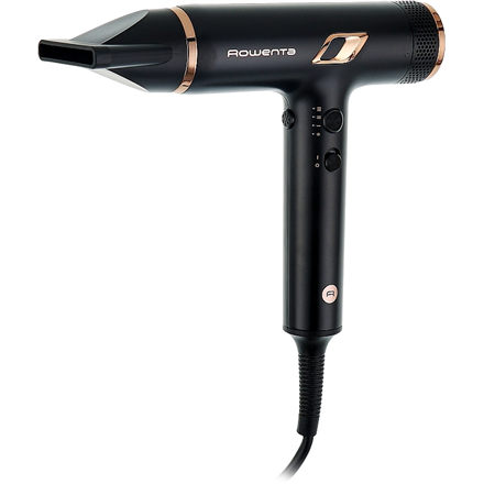 Rowenta HY8310F0 O Hair Dryer - 1700W, 3 Temperature Settings, Diffuser Nozzle - Black