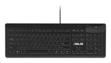 Asus KU100 Smart Card Keyboard - Wired USB - US Layout - Black
