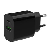 GEMBIRD 20W Dual-Port USB Fast Charger - Black