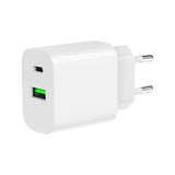 GEMBIRD 20W Dual Port USB Fast Charger - White