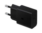 SAMSUNG 15W USB-C Power Adapter - Black (Without Cable)