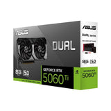 ASUS DUAL GeForce RTX 5060 Ti 8GB GDDR6 Graphics Card