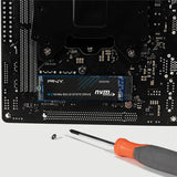 PNY CS2230 500GB M.2 NVMe PCIe Gen3 x4 SSD - 3300MB/s Read, 2500MB/s Write