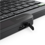 Lenovo Self-Charging Bluetooth Keyboard - Estonian Layout - Black