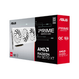 ASUS Prime Radeon RX 9070 XT White OC Edition 16GB GDDR6 Graphics Card