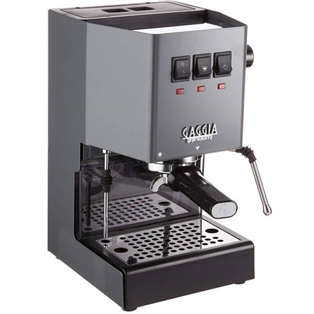 Gaggia - Coffee Maker - RI9481/16 Classic E24 - Pump pressure 15 bar - Built-in milk frother - Semi-automatic - Industrial Gray