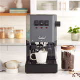Gaggia - Coffee Maker - RI9481/16 Classic E24 - Pump pressure 15 bar - Built-in milk frother - Semi-automatic - Industrial Gray