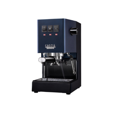 Gaggia Coffee Maker - RI9481/15 Classic E24 - Pump pressure 15 bar - Built-in milk frother - Semi-automatic - Classic Blue