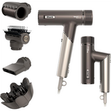 Shark HD542EU SpeedStyle Pro Flex Hair Dryer System - 1700W, Ionic, Gray