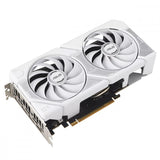 Graphics Card-ASUS-NVIDIA-GeForce RTX 5060-8 GB-GDDR7-128 bit-PCI Express 5.0-Active-DUAL-RTX5060-O8G-WHITE