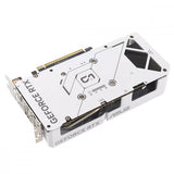 Graphics Card-ASUS-NVIDIA-GeForce RTX 5060-8 GB-GDDR7-128 bit-PCI Express 5.0-Active-DUAL-RTX5060-O8G-WHITE