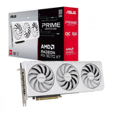 Graphics Card-ASUS-AMD-Radeon RX 9070 XT-2460 MHz-16 GB-GDDR6-256 bit-PCI Express 5.0-Active-PRIME-RX9070XT-O16G-WH