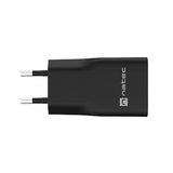Natec Ribera GaN Slim 20W USB Charger - 1x USB-A, 1x USB-C (NUC-2377)