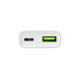 Natec Ribera GaN Slim 20W USB Charger - 1x USB-A, 1x USB-C (NUC-2376)