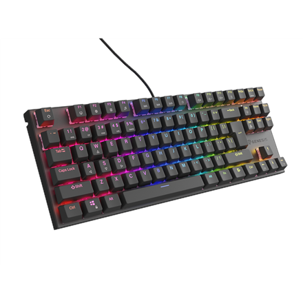Genesis THOR 303 Mechanical Gaming Keyboard - Wired - Outemu Peach Silent - Black