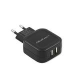 QOLTEC 50188 AC Adapter - 17W, 5V, 3.4A with 2xUSB & USB-C