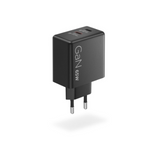 LENOVO 65W Dual USB-C GaN Power Adapter - Black