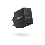 LENOVO 65W Dual USB-C GaN Power Adapter - Black